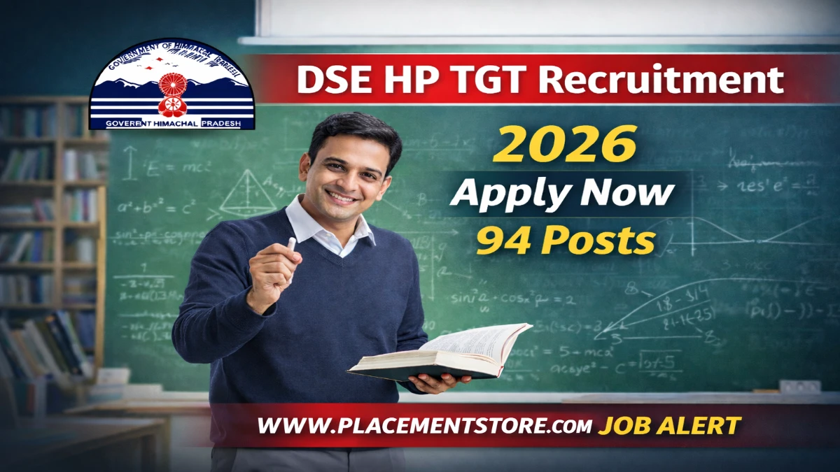 DSE HP TGT Recruitment 2026