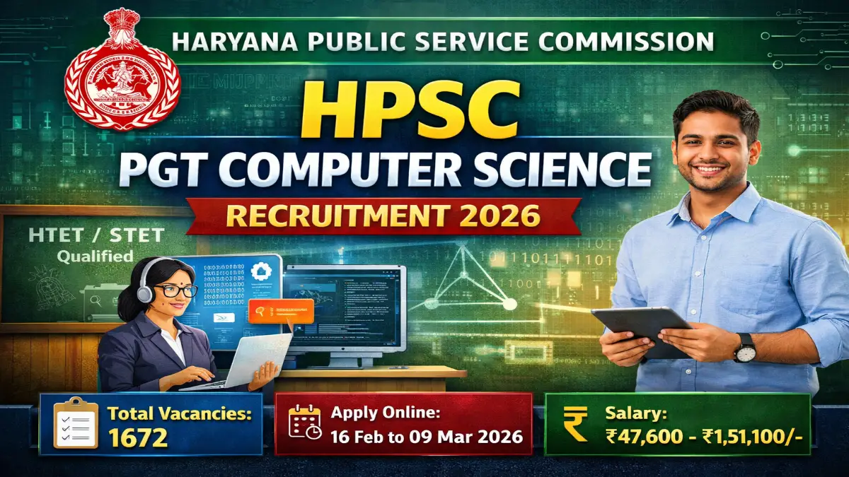 HPSC PGT Recruitment 2026