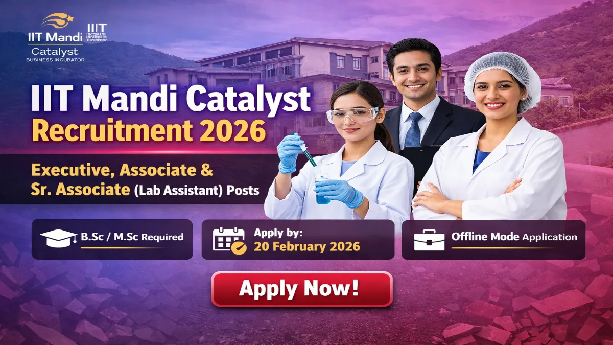 IIT Mandi Catalyst Recruitment