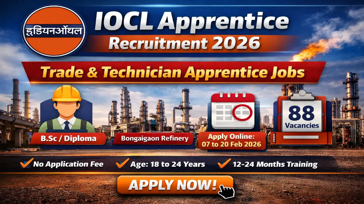 IOCL Apprentice Jobs