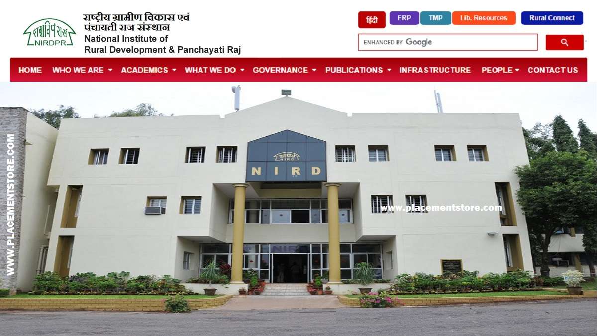NIRDPR - National Institute of Rural Development and Panchayati Raj
