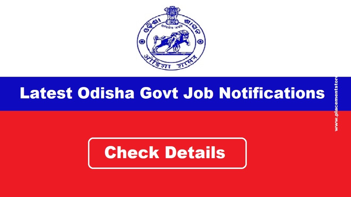 Odisha Govt Jobs