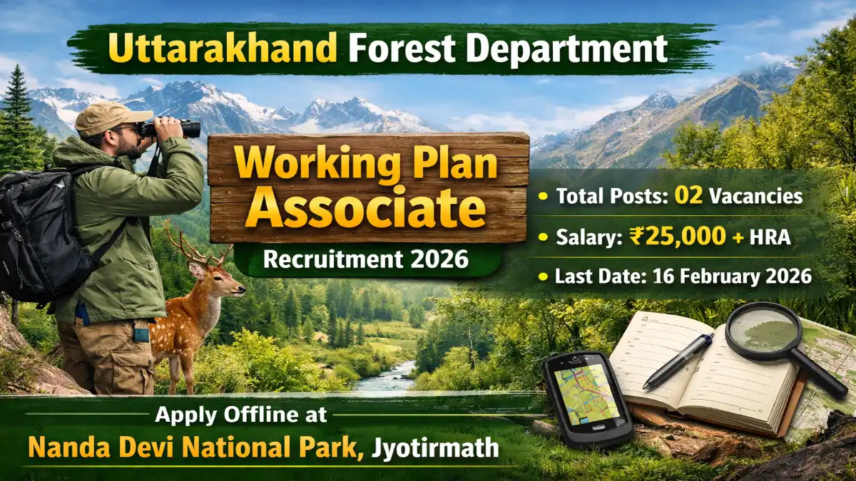 Uttarakhand Forest Department Recruitment 2026